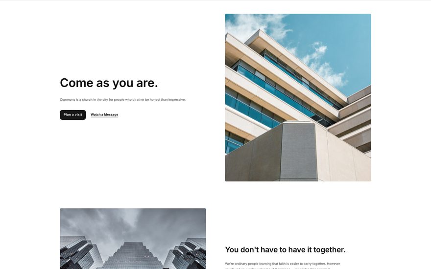 Minimal design demo